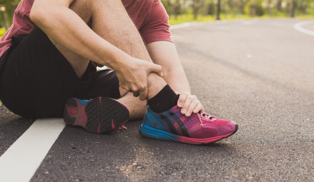 ankle and back of foot pain 
