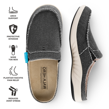 Women's Canvas Arch Support Slippers