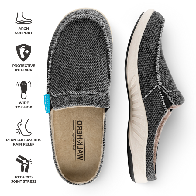 Women's Canvas Arch Support Slippers