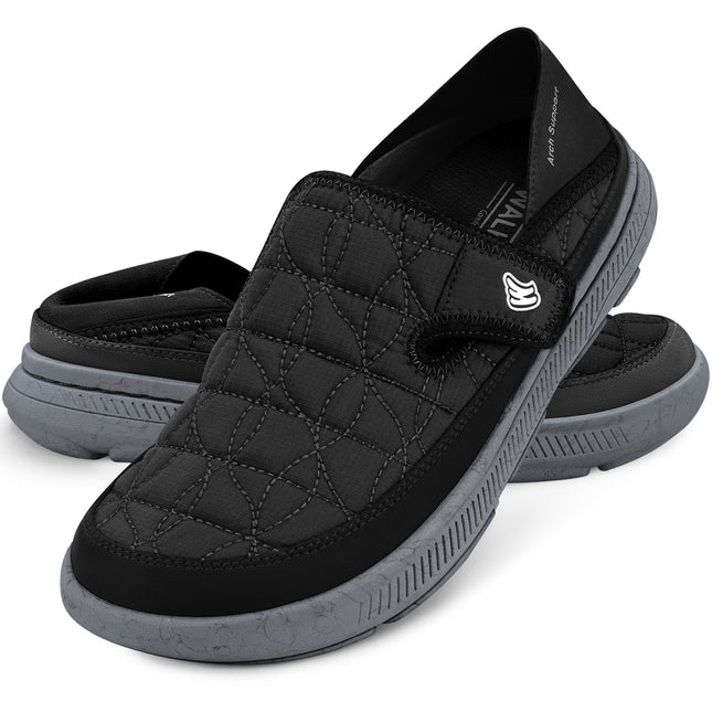 Mens Slippers for Plantar Fasciitis, Comfortable House Shoes for Men with Arch Support