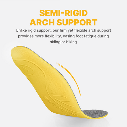 Warm Wool Insoles with Arch Support