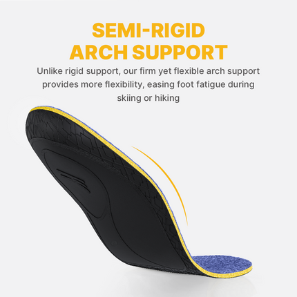 Warm Wool Insoles with Arch Support