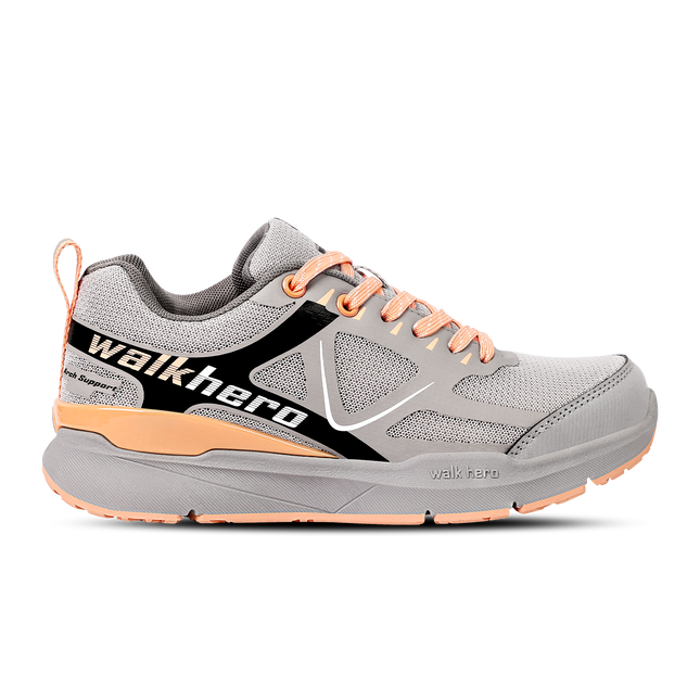 Women's Arch Support Wide Toe Box Sneakers - WALKHERO