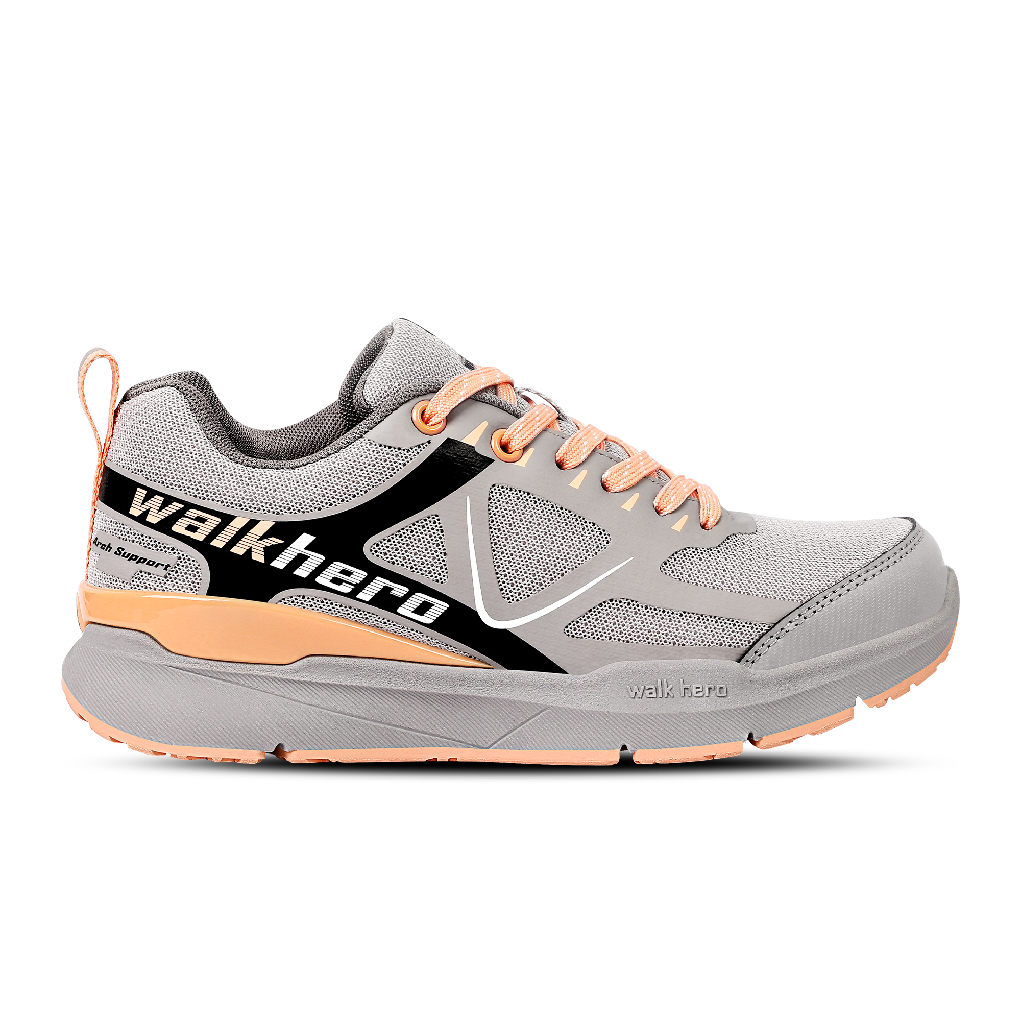 Women's Arch Support Wide Toe Box Shoes WALKHERO