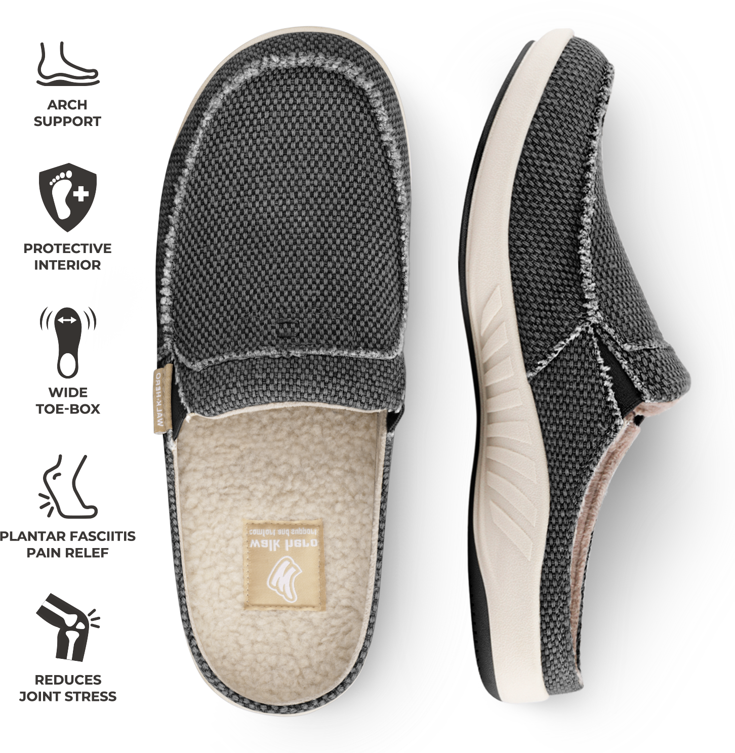 Men's Arch Support Slippers - Buy 1 Get 1 Free