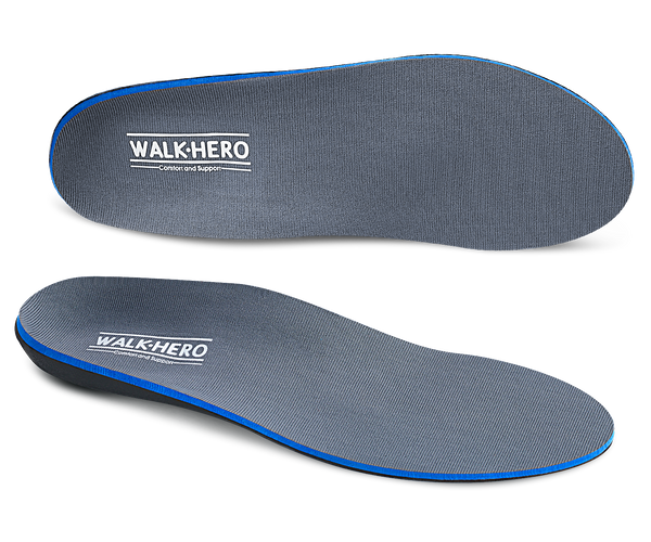Men s Grey Orthotic Insoles WALKHERO