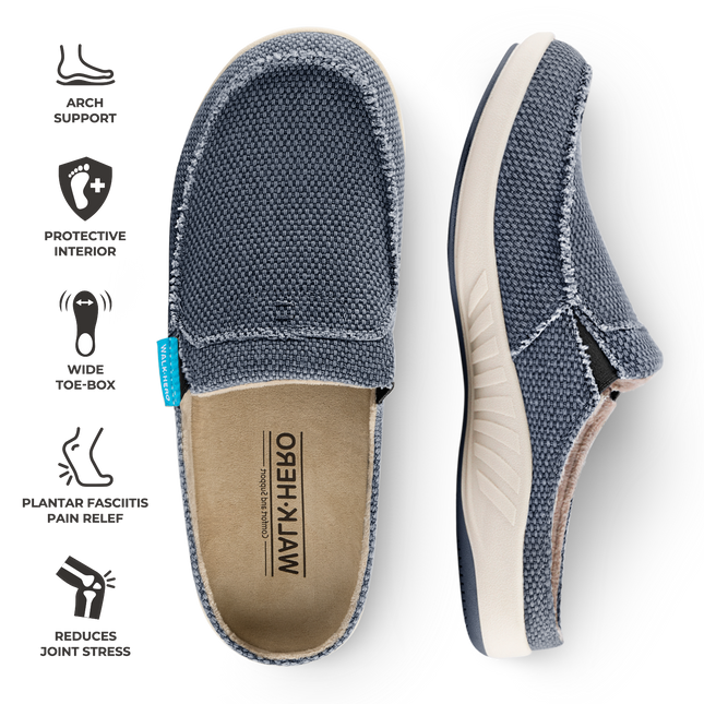 Women's Canvas Arch Support Slippers