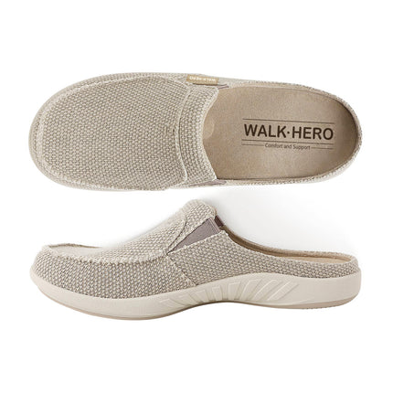 Men's Canvas Arch Support Slipper