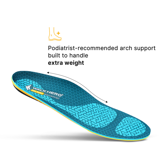 Heavy Duty Support Insoles - WALKHERO