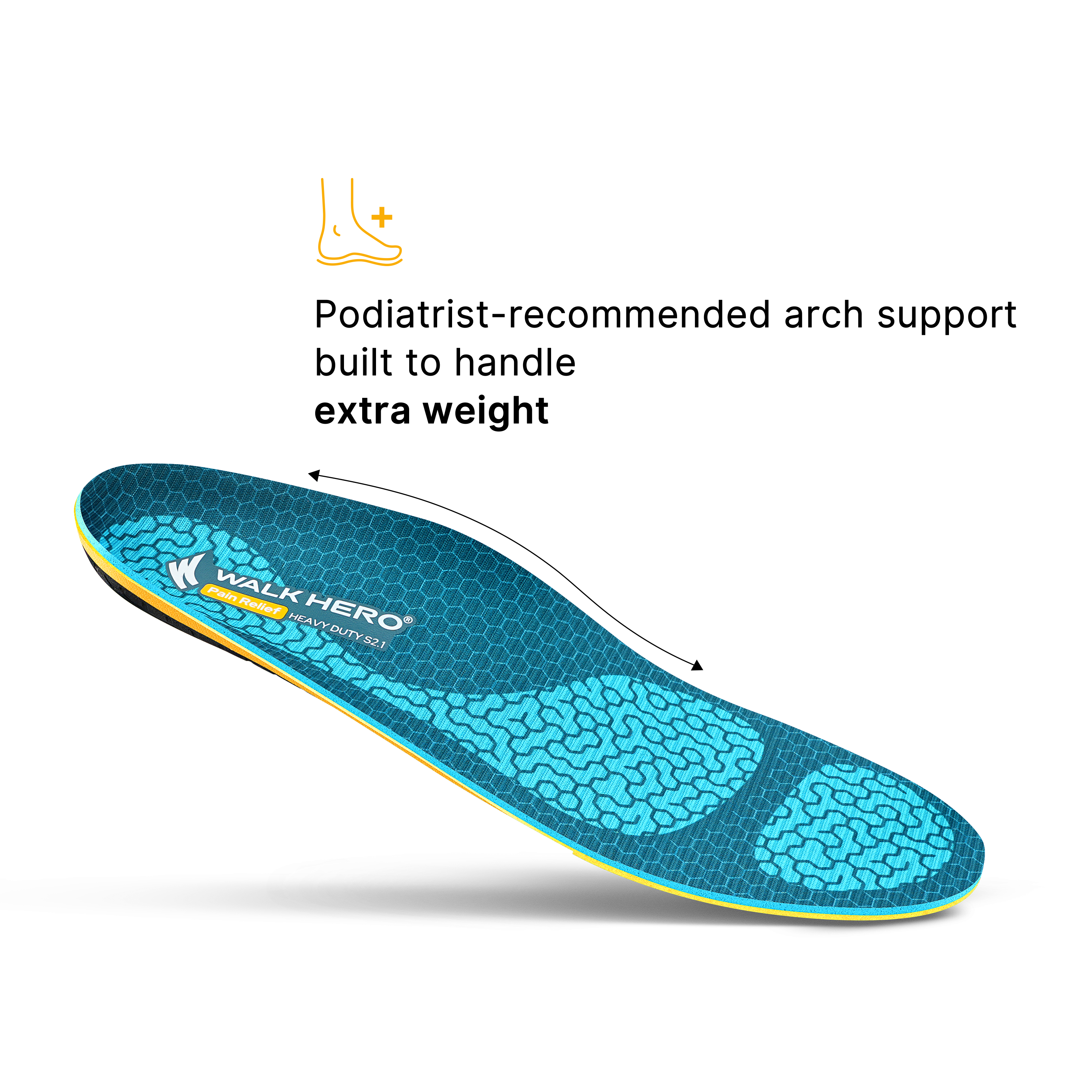 Supporting Insole Poster Heavy Duty Support Insoles