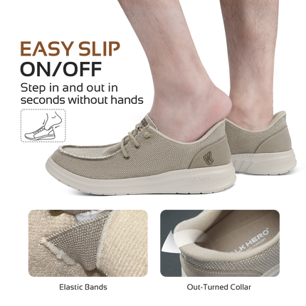 Men's Lightweight Loafers with Arch Support