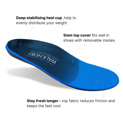 All-Purpose Support Plantar Fasciitis Insoles - WALKHERO