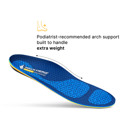 Heavy Duty Support Insoles - WALKHERO