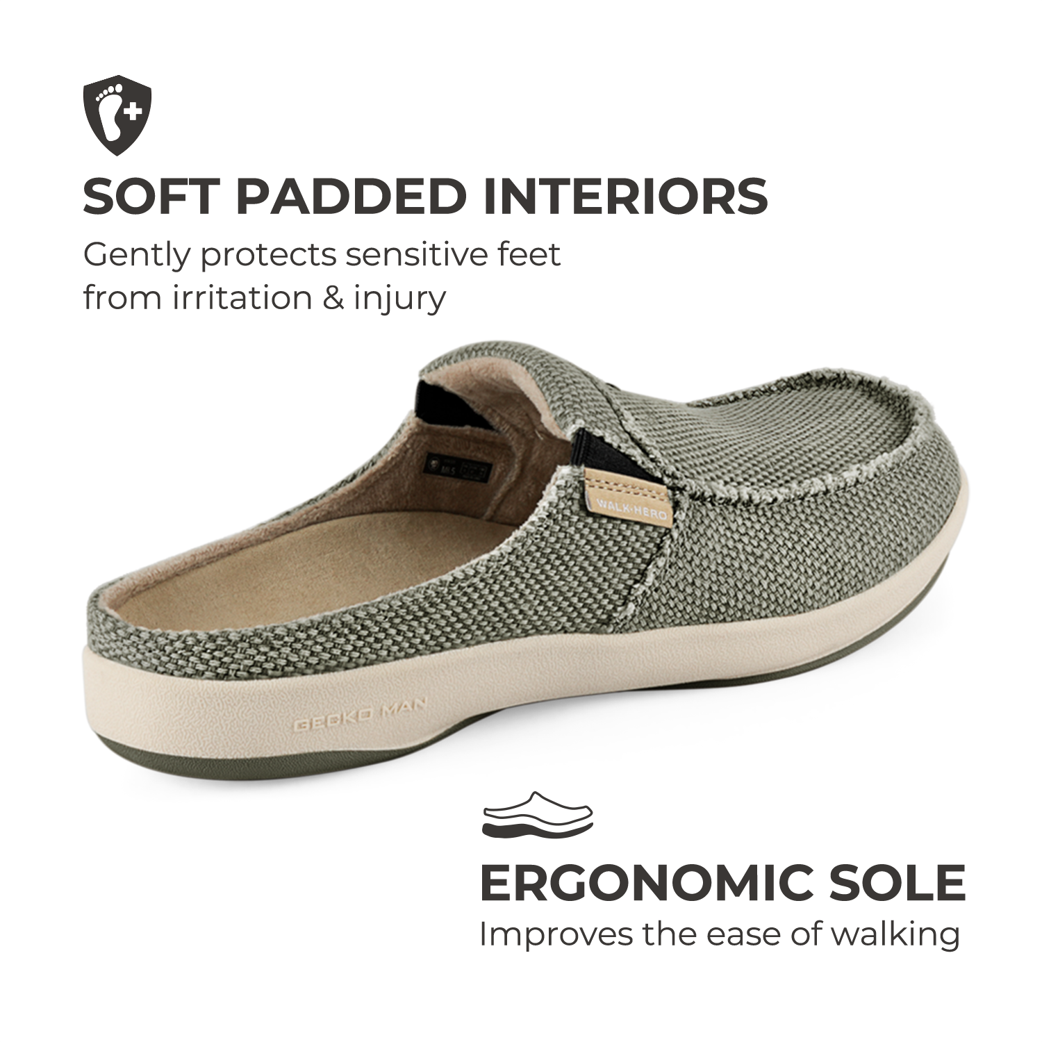 Men's Arch Support Slippers - Buy 1 Get 1 Free - WALKHERO