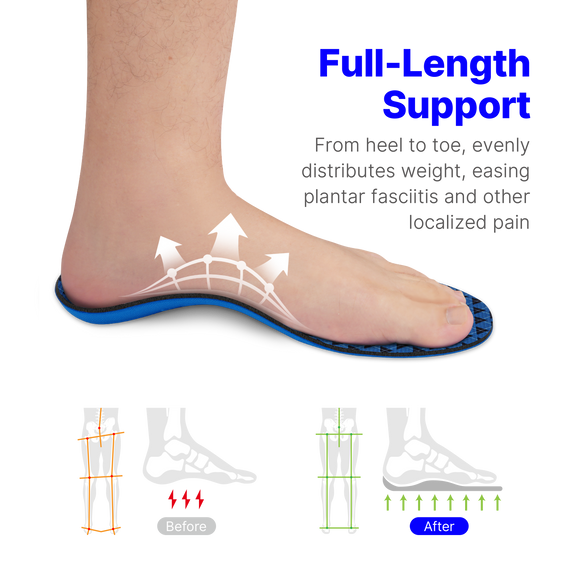 All-Purpose Support Pain Relief Orthotics - WALKHERO