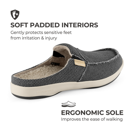 Men's Canvas Arch Support Slippers