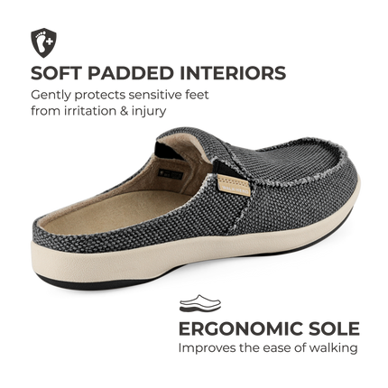 Men's Canvas Arch Support Slippers