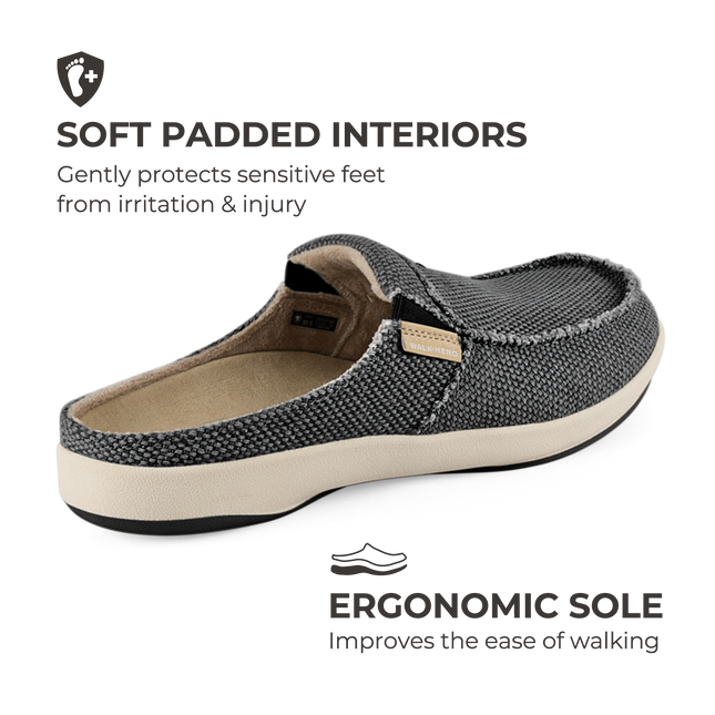 Men's Canvas Arch Support Slippers