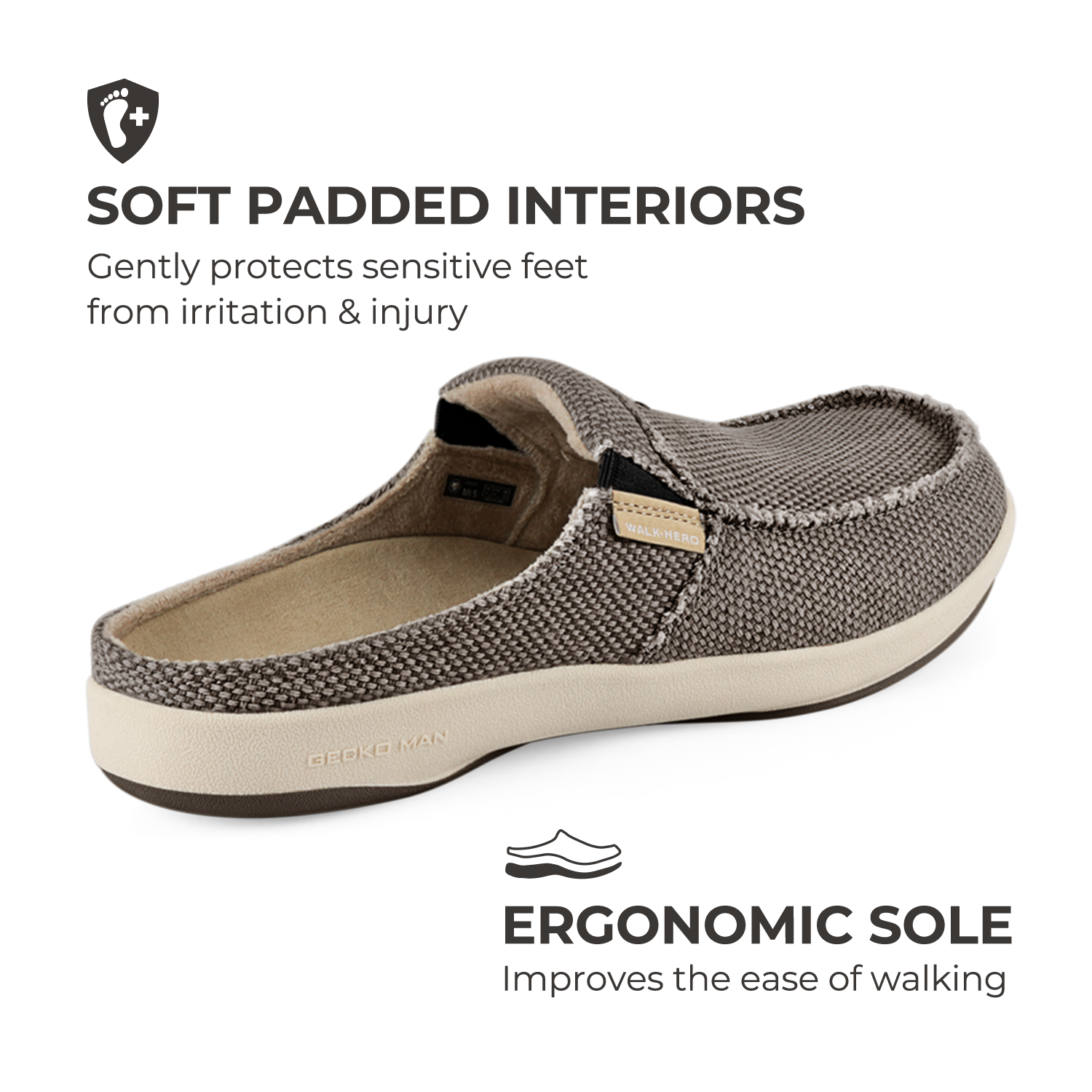 Men's Arch Support Slippers - Buy 1 Get 1 Free - WALKHERO