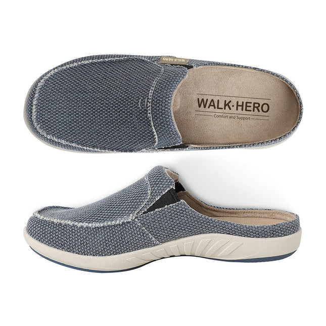 Men's Canvas Arch Support Slippers