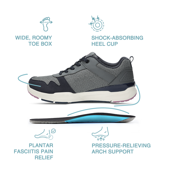 Women's Ultimate Arch Support Sneakers - WALKHERO