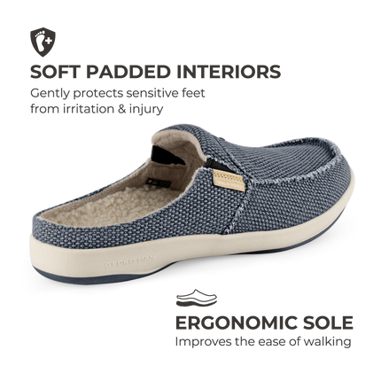 Men's Canvas Arch Support Slippers