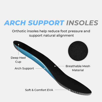 Men's Wide Toe Box Arch Support Slippers