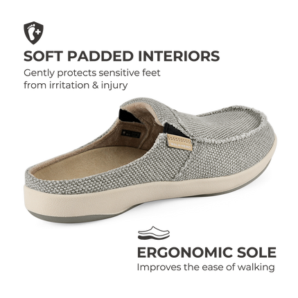 Men's Canvas Arch Support Slippers
