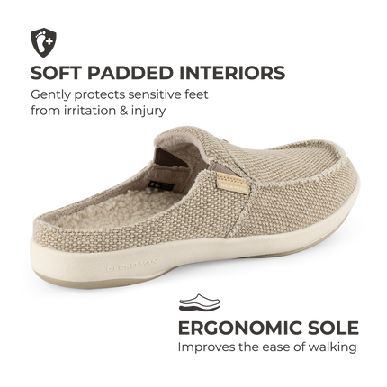 Men's Canvas Arch Support Slippers