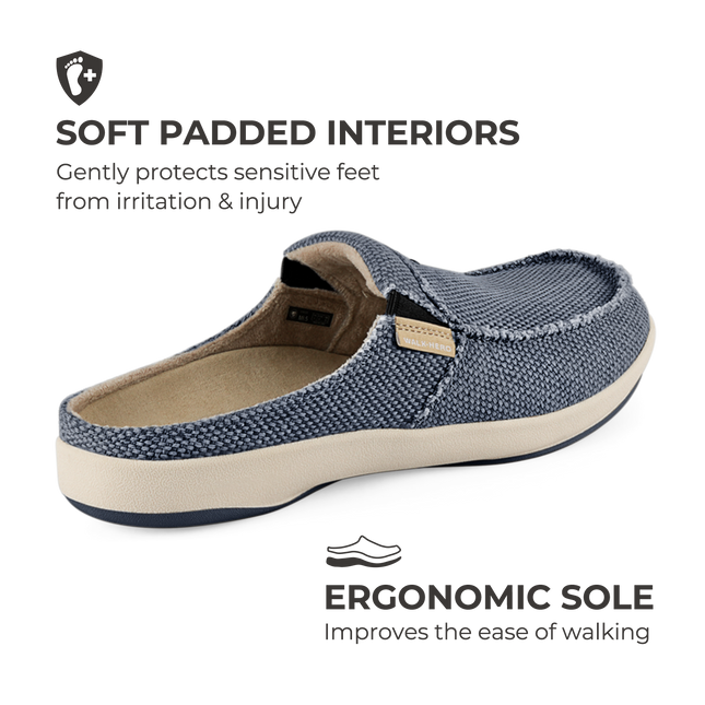 Men's Canvas Arch Support Slippers