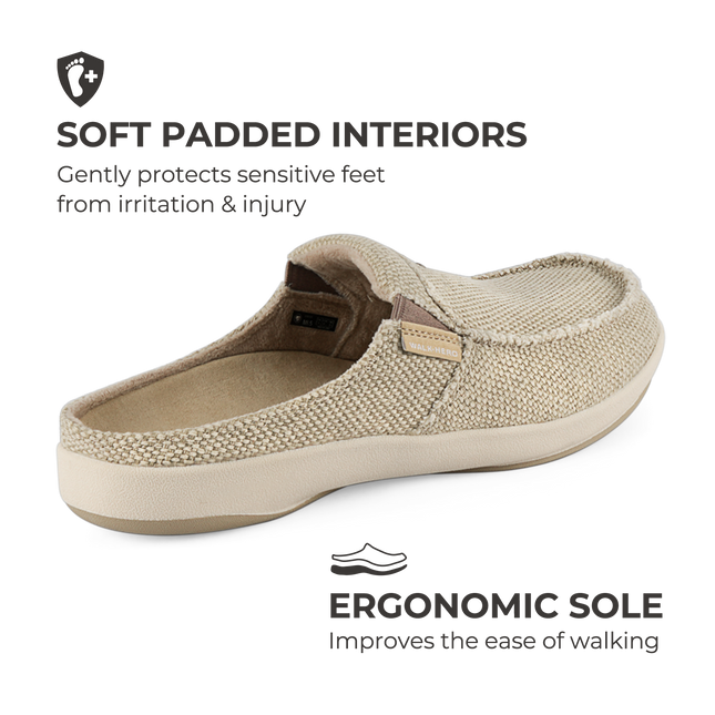 Men's Canvas Arch Support Slippers