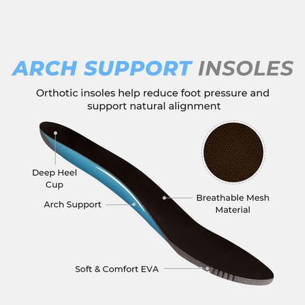 Men's Wide Toe Box Arch Support Slippers