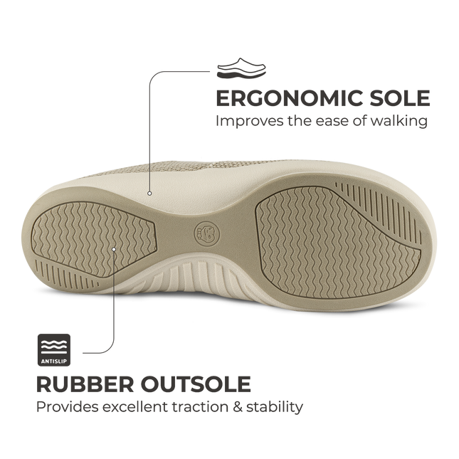 Men's Canvas Arch Support Slippers