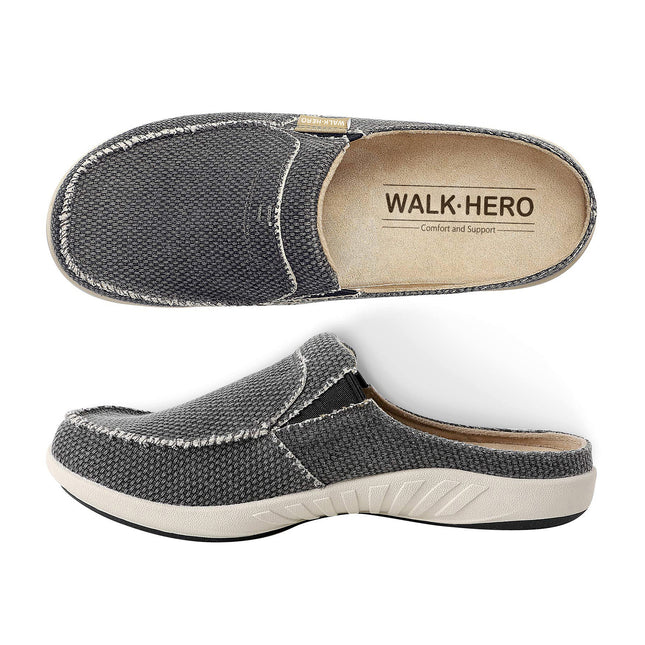 Men's Canvas Arch Support Slippers