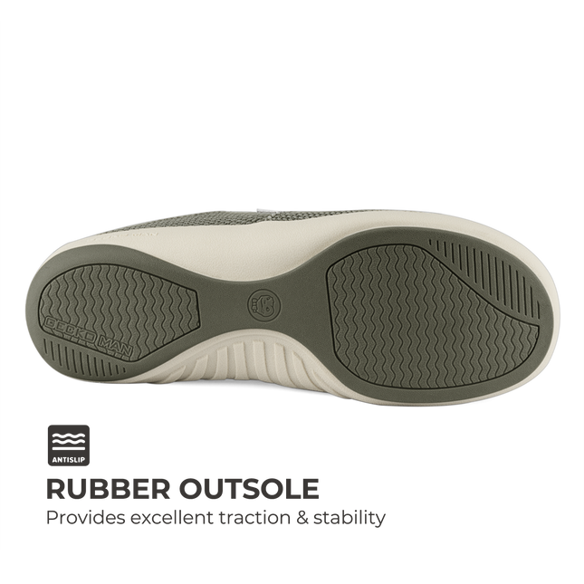 Men's Canvas Arch Support Slippers
