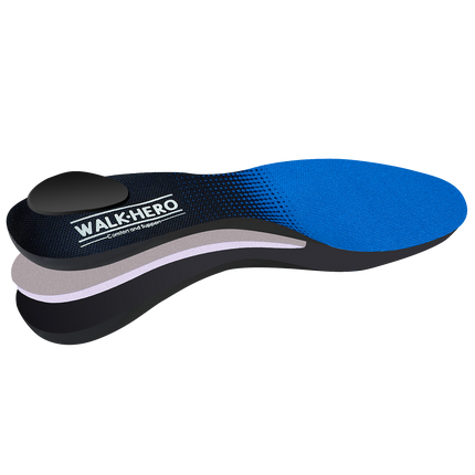 Women's Dark Blue Orthotic Insoles - WALKHERO