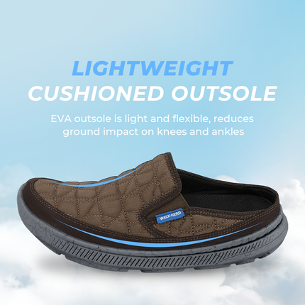 Men's Wide Toe Box Arch Support Slippers