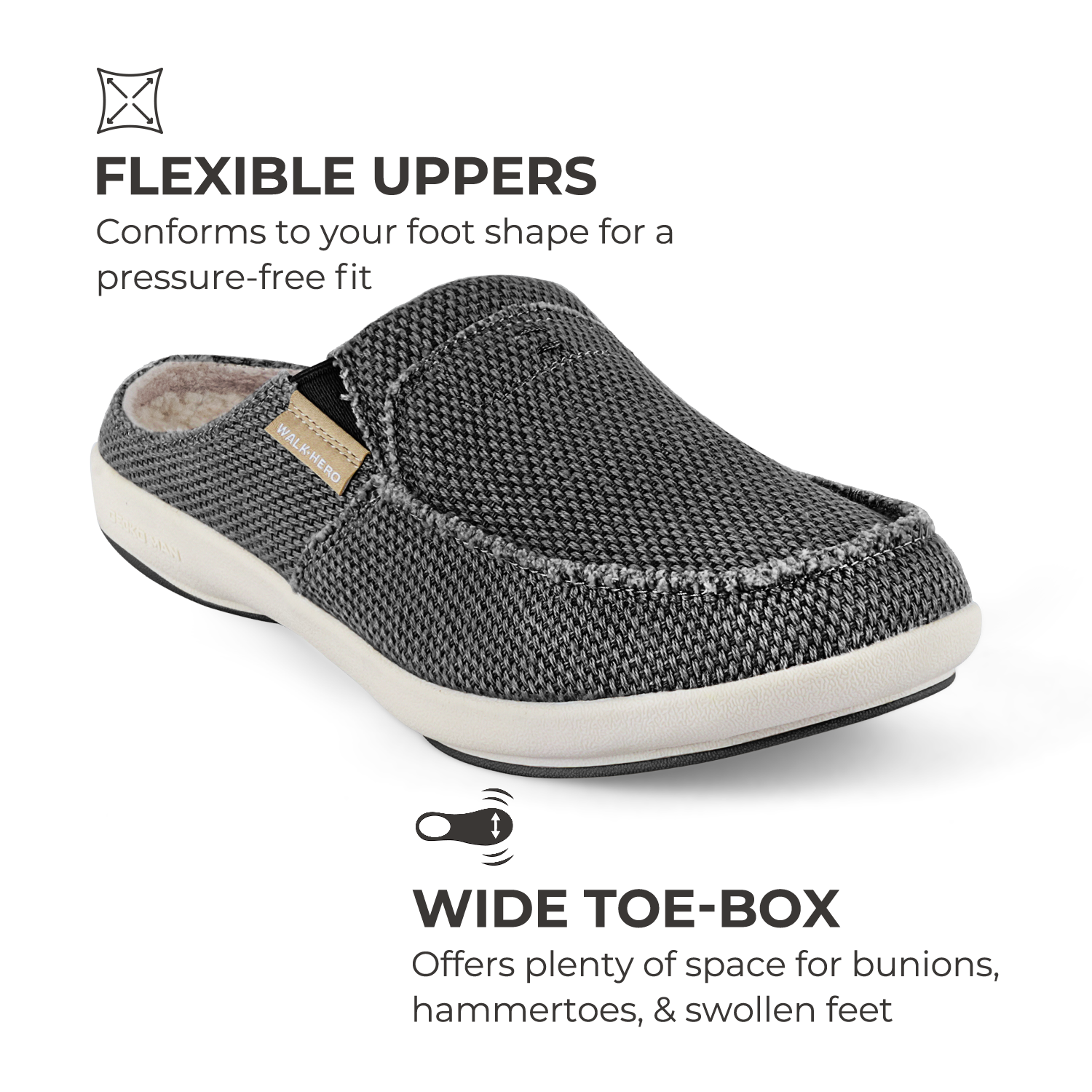 Men's Arch Support Slippers - Buy 1 Get 1 Free