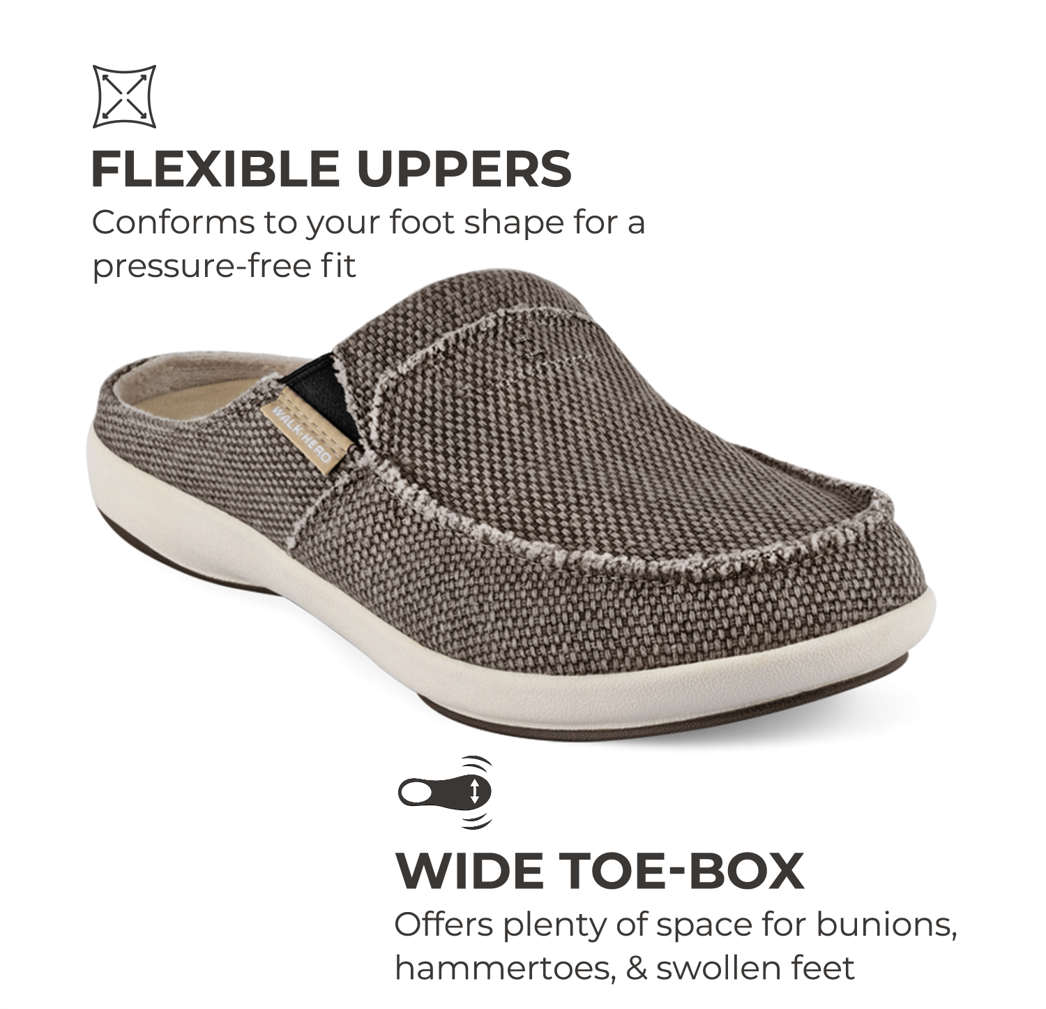 Men's Arch Support Slippers - Buy 1 Get 1 Free - WALKHERO