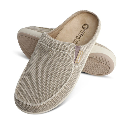 Men's Canvas Arch Support Slippers