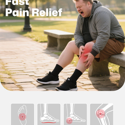 WalkHero 220+ lbs Medium Arch Support Inserts,Heavy Duty Plantar Fasciitis Insoles for Men Women,Orthotic Inserts for Pain Relief,Work Boot Insole with Heel Cushioning