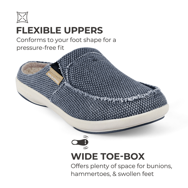 Men's Canvas Arch Support Slippers