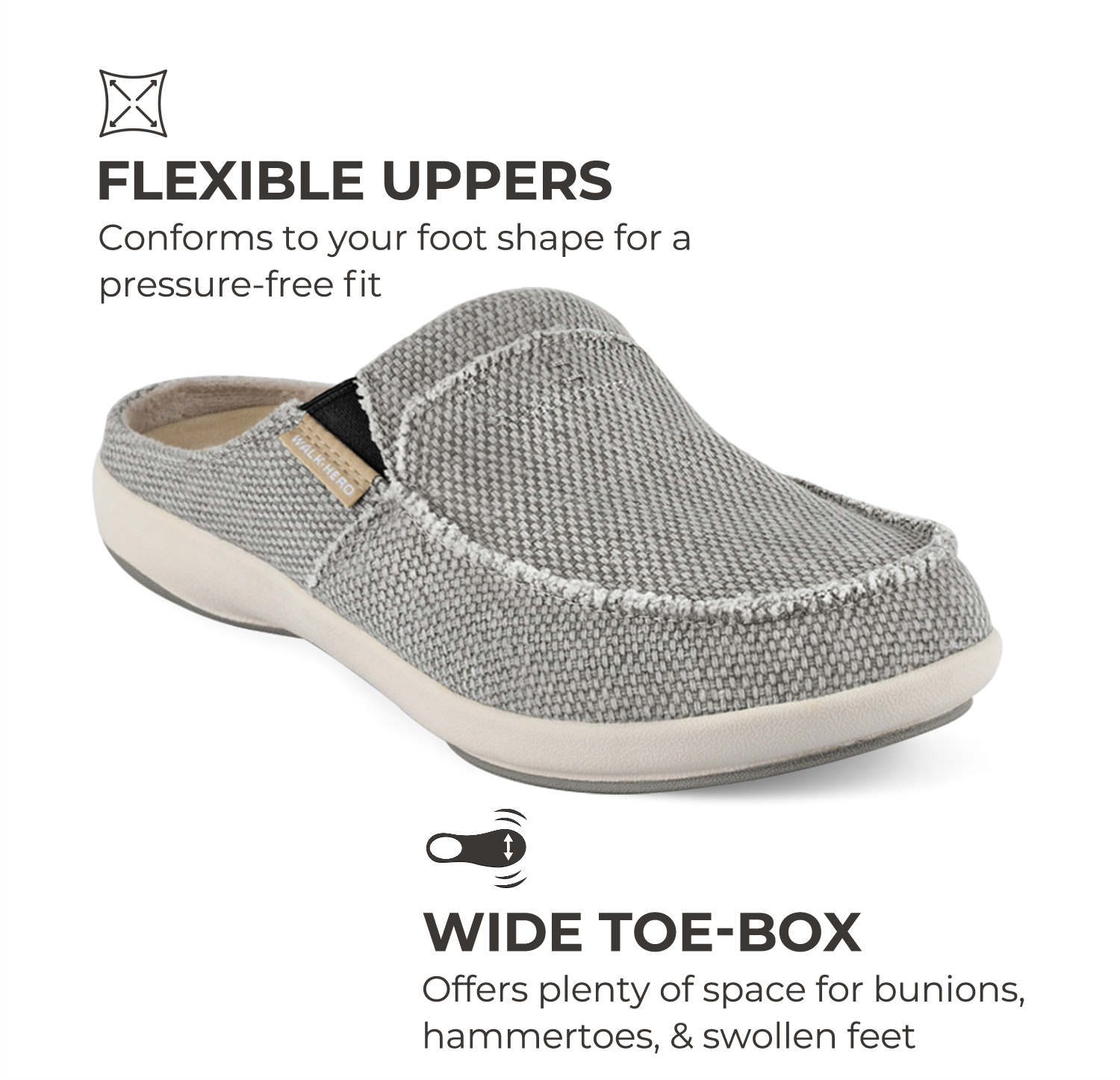 Men's Arch Support Slippers - Buy 1 Get 1 Free - WALKHERO