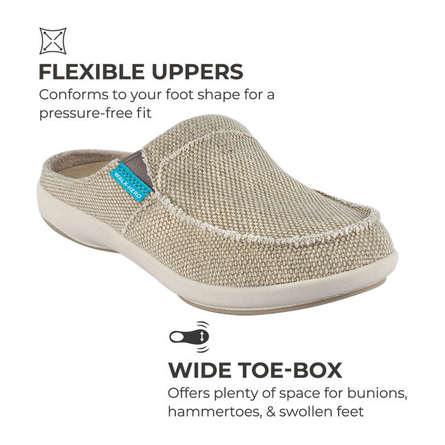Women's Canvas Arch Support Slippers