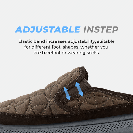 Men's Wide Toe Box Arch Support Slippers