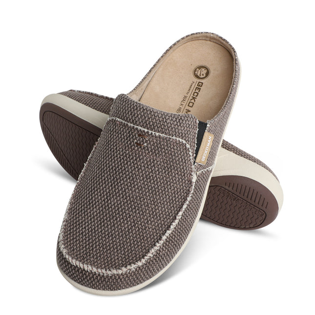 Men's Canvas Arch Support Slippers