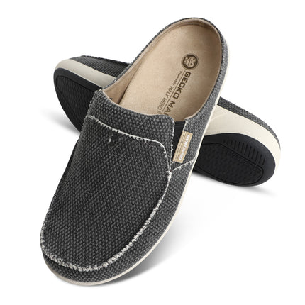 Men's Canvas Arch Support Slippers