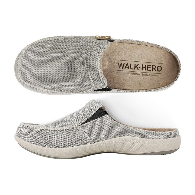 Men's Canvas Arch Support Slippers