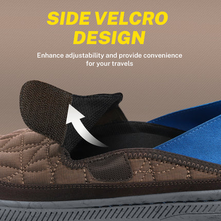 Mens Slippers for Plantar Fasciitis, Comfortable House Shoes for Men with Arch Support