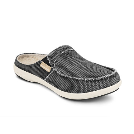 Men's Canvas Clog Slipper - Built-in Arch Support - WALKHERO